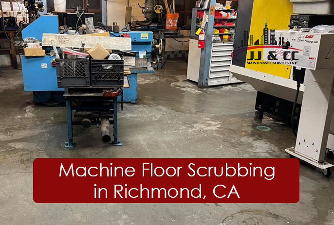 machine floor scrubbing