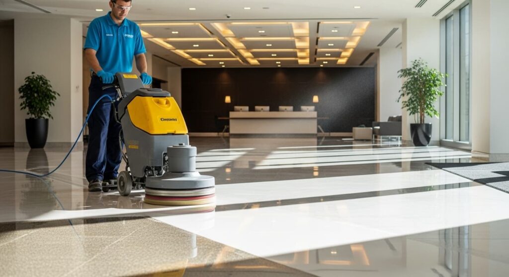 floor buffing and polishing